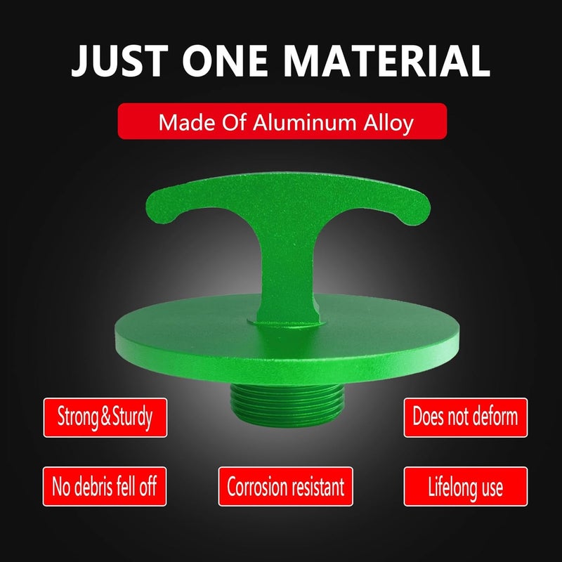 minlen Oil Filter Plug Tool, Aluminum Alloy Oil Filter Cap Off Tool for Dodge Ram 2500, 3500, 4500, 5500 Cummins 05083285aa Mo285 Turbo Diesel 5.7l 6.4l 6.7l (Green) - Image 3